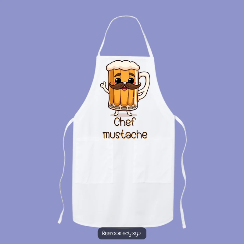 Funny Dancing Stout Mug Apron - Cook Up Some Fun in the Kitchen
