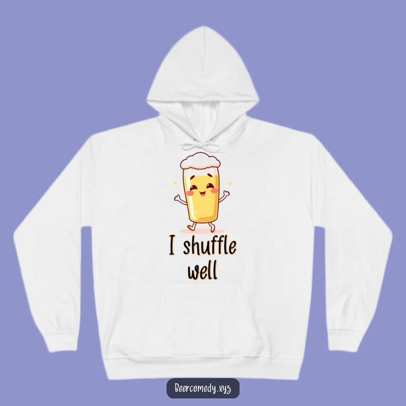 Funny Giggling Lager Glass Hoodie - Cozy Comfort with a Side of Chuckles