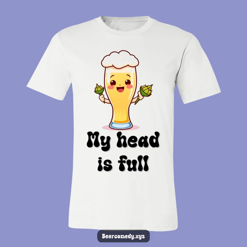 Funny Joyful Ale Glass T-Shirt - Wear Your Laughter with this Beer Tee